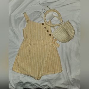 Yellow Romper & Acessories